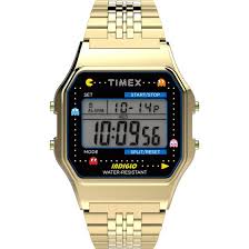 Buy Timex T80 x PAC-MAN™ 34mm Stainless Steel Bracelet Watch Online at Best  Price | Timex India